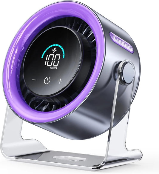 Quiet Rechargeable USB Desk Fan