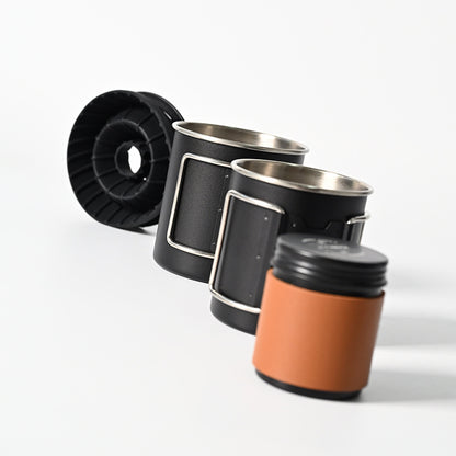 Portable Hand-Brewed Coffee Set with Silicone Filter Cup