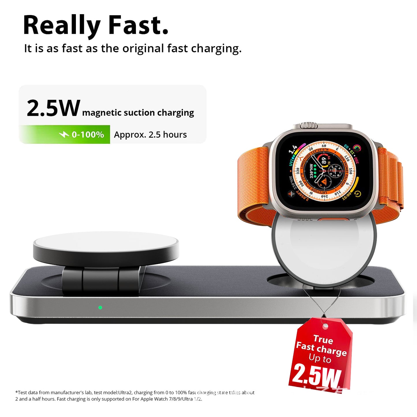 3-in-1 Magnetic Wireless Charger for iPhone Apple Watch AirPods