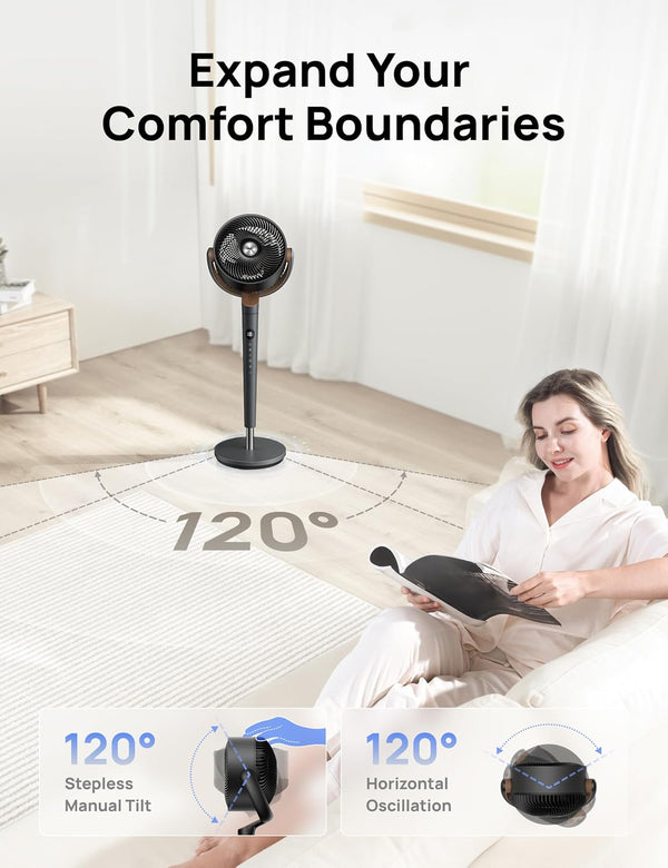 WhisperSoft Bedroom Fan