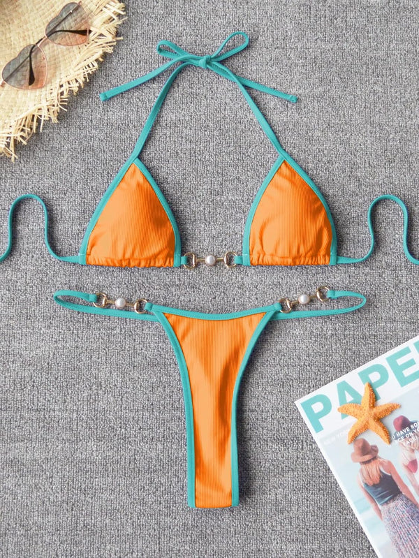 Chic Triangle Bikini Set
